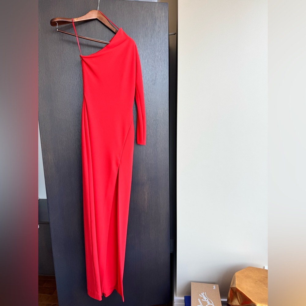 Solace London Nadia Red One-Shoulder Maxi Dress. Made in UK, size 2. Worn once - Picture 16 of 16